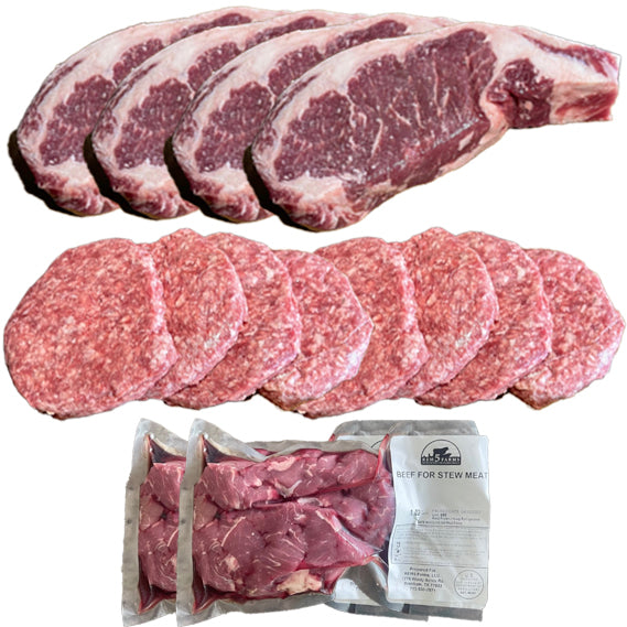 Rem5 Farms Premium Angus Steak & Burger Box Promo ($216 Value - Family Size, Ships 12/19)