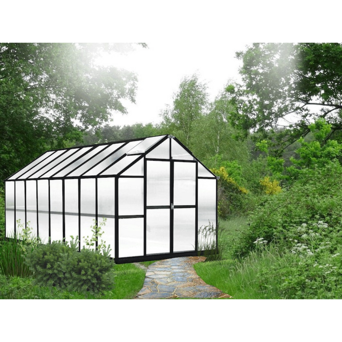 Riverstone Industries Monticello Greenhouse - Black Finish - Growers