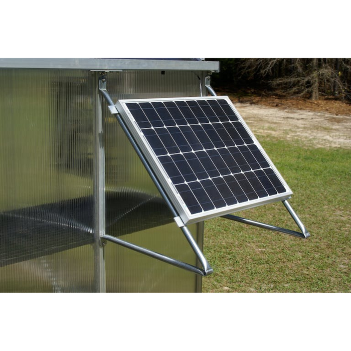 Riverstone Industries Monticello Mojave Edition Black Finish Greenhouse with Heater