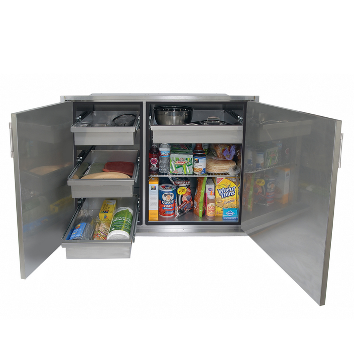 Alfresco 42-Inch High Profile Sealed Dry Storage Pantry (AXEDSP-42H)