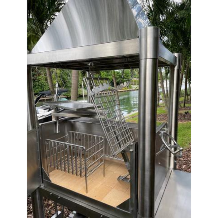 Tagwood BBQ Silver Bullet Argentine Wood Fire & Charcoal Grill - All  Stainless Steel - BBQ02SS