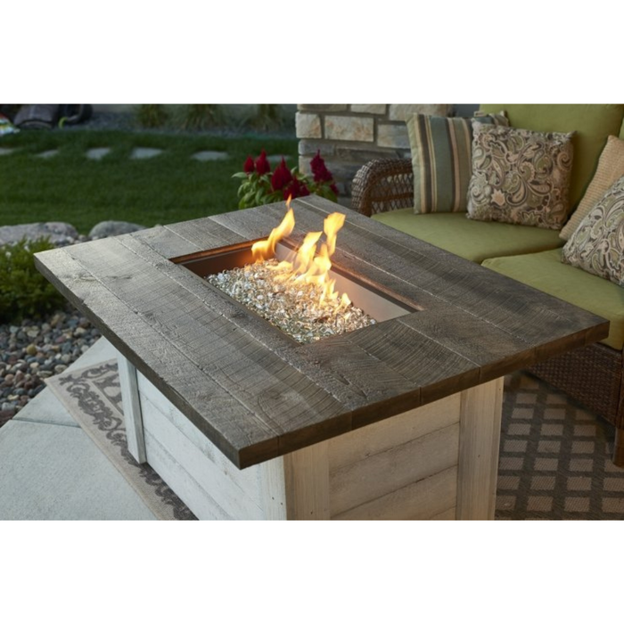 The Outdoor Greatroom Company Alcott Rectangular Gas Fire Pit Table (ALC-1224)