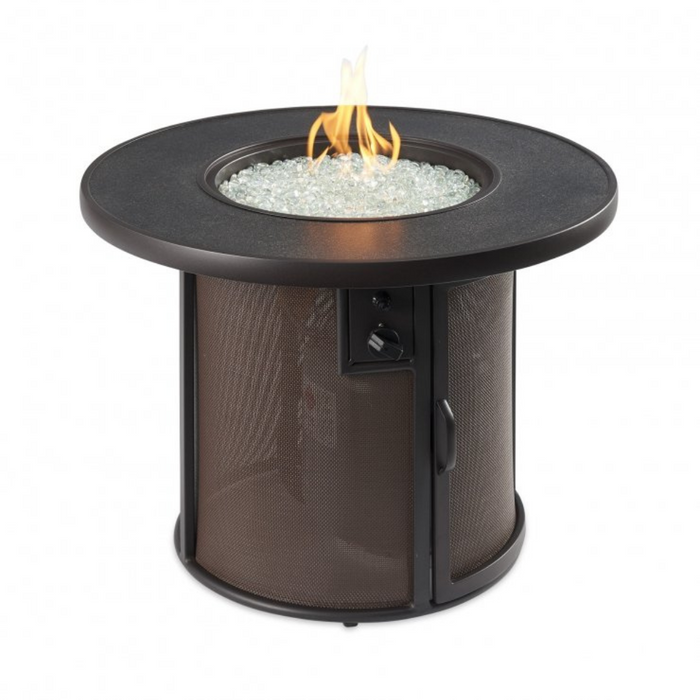 The Outdoor Greatroom Company Brown Stonefire Round Gas Fire Pit Table (SF-32-K)