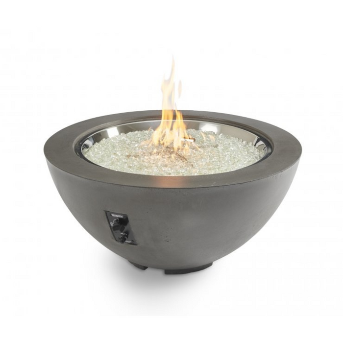 The Outdoor Greatroom Company Midnight Mist Cove 42-Inch Round Gas Fire Pit Bowl (CV-30MM)