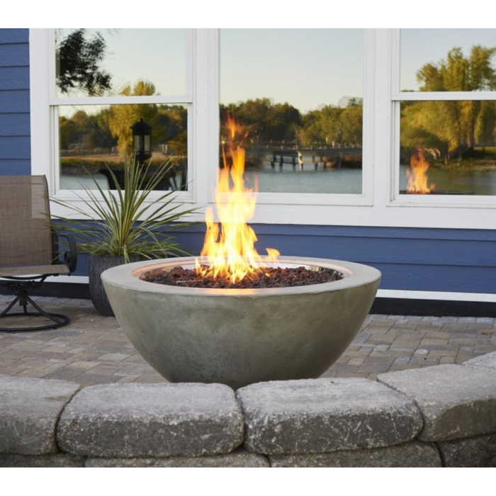 The Outdoor Greatroom Company Natural Grey Cove 42-Inch Round Gas Fire Pit Bowl (CV-30)