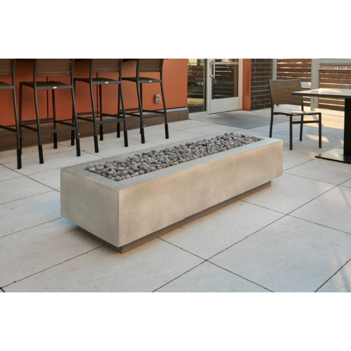 The Outdoor Greatroom Company Natural Grey Cove 72-Inch Linear Gas Fire Table (CV-72)