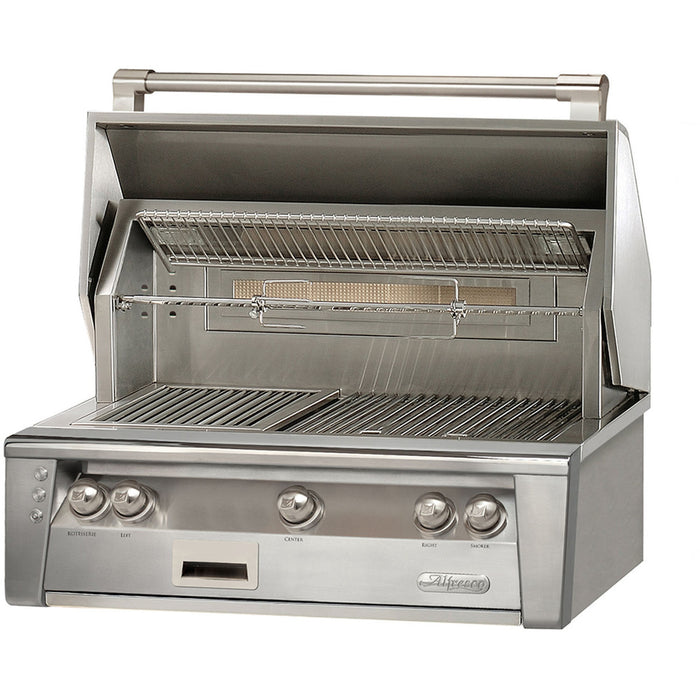 Alfresco ALXE 36-Inch Built-In Gas Grill with Rotisserie (ALXE-36-NG/LP)
