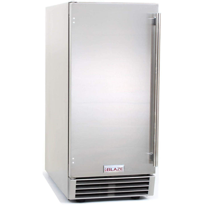 Blaze 15-Inch 50-Lb. Outdoor Rated Ice Maker with Gravity Drain (BLZ-ICEMKR-50GR)