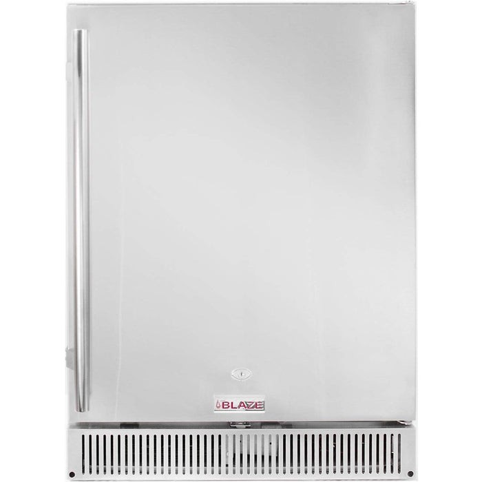 Blaze 24-Inch 5.2 Cu. Ft. Outdoor Rated Stainless Steel Refrigerator (BLZ-SSRF-50DH)