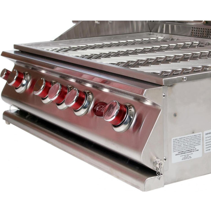 Cal Flame 5-Burner Convection Built-In Gas Grill, 40-Inch
