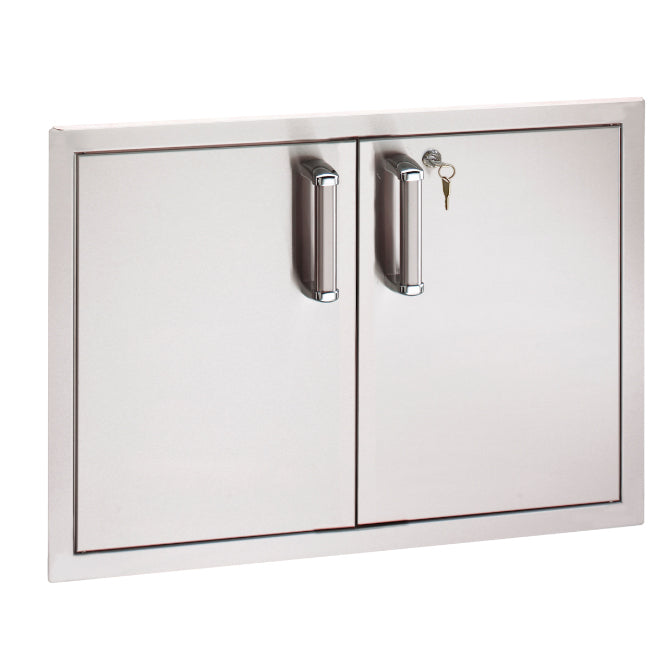 Fire Magic Flush Double Access Doors with Lock