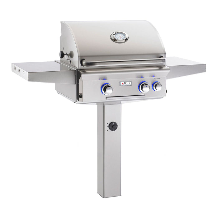 American Outdoor Grill 24-Inch Gas Grill on Post
