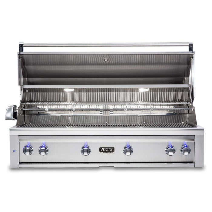 Viking 5 Series 54-Inch Stainless Steel Built-In Grill with ProSear Burner & Rotisserie