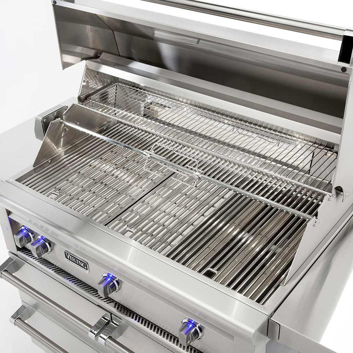 Viking 5 Series 36-Inch Stainless Steel Built-In Grill with ProSear Burner & Rotisserie